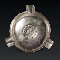 银质烟灰缸一件
