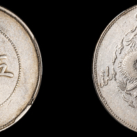 新疆省造饷银五钱 PCGS F Details