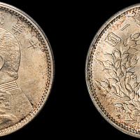袁世凯像民国三年中圆 ANACS AU 58