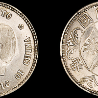 孙中山像开国纪念贰角 PCGS UNC Details