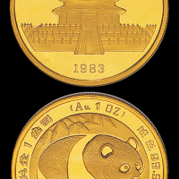 1983年熊猫1盎司金币NGC68
