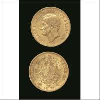 1873年德国20马克纪念金币