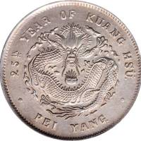 北洋造光绪25年七钱二分 PCGS AU Details