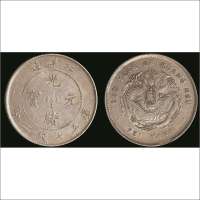 光绪二十五年（1899年）北洋造光绪元宝库平七钱二分银币