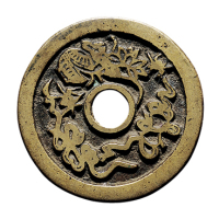 清苏炉吉语花钱一组六枚