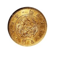 明治五年(1872年)日本五圆金币