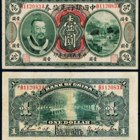 元年黄帝像中国银行张家口壹圆