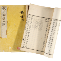 清梁诗正、蒋溥等辑《钦定西清古鑑钱录卷》十六卷计两册