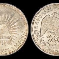 墨西哥鹰洋PCGS MS65