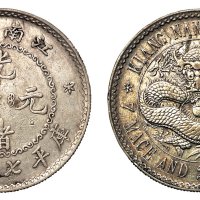1897年江南省造光绪元宝库平七钱二分银币一枚