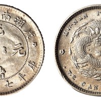 1898年戊戌湖南省造七分二厘银币一枚