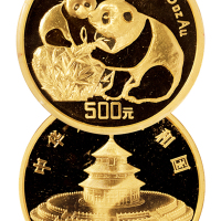 1987年5盎司熊猫纪念金币