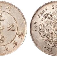 北洋造光绪25年七钱二分 PCGS AU Details