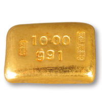 天福银楼足赤一两金锭