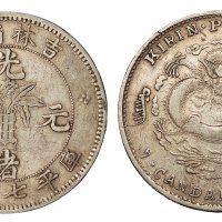 1898年吉林省造光绪元宝库平七钱二分银币一枚