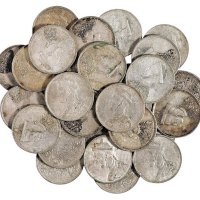 1903年光绪像四川卢比有领直花版一卢比银币一组三十枚