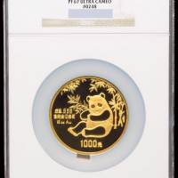 1984年熊猫纪念金币12盎司 NGC PF 67