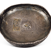 清代四川“同和顺”十两商锭一枚，重量：387.0克，原光，包浆均匀，品相极佳