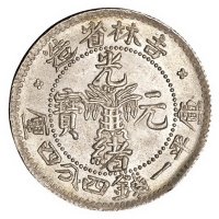 1898年吉林省造光绪元宝库平一钱四分四厘银币一枚
