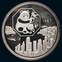1987年香港第六届国际硬币展五盎司银章一枚