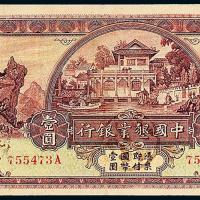20年中国垦业银行上海壹圆1枚