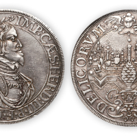 1641年德国奥格斯堡银币一枚，NGC XF Details