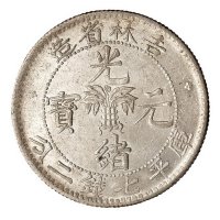 1898年吉林省造光绪元宝库平七钱二分银币一枚