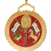 民国五年六月云南都督府制唐继尧像拥护共和纪念章一枚