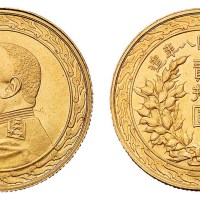 民国八年袁世凯像背嘉禾贰拾圆金币一枚