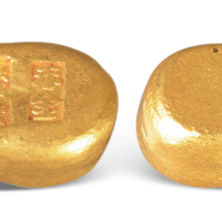天津X丰赤金一两金锭