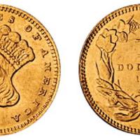 1865年美国1元金币