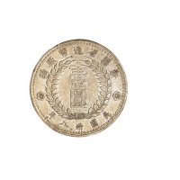 1910年新疆饷银五钱背龙有圈、无圈不同版式银币三枚；1949年新疆省造币厂铸壹圆银币一枚；1933年、1936年、1950年西藏雪山狮子图银币各一枚