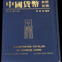 1982年张惠信编著《中国货币史话目录》一册，全书560页，主要介绍近百年来中国各地所发行的机铸货币，以金、银、镍、铝四种材质为主，附以黑白图片参照。该书取材于一手资料，如清代圣旨、奏章等，再辅以各地