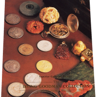1991年Ivring Goodman中国钱币珍藏拍卖目录一册，共计156页，精装本，含彩色与黑白图片，1971年耿爱德中国钱币珍藏拍卖二十年之后另一次历史性的中国钱币国际性拍卖会，包含许多在耿爱德拍