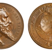 1894年比利时安特卫普世界博览会纪念铜章一枚