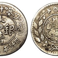 1907年新疆喀什造大清银币湘平二钱一枚（Lin&Ma749号）