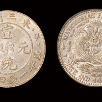 东三省1.44钱毛角龙MS63