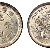 1890年台湾制造光绪元宝库平七分二厘银币一枚