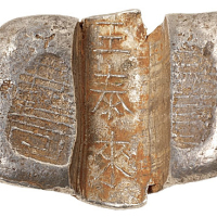 清代云南“王泰来”单槽锭一枚，重量：46克