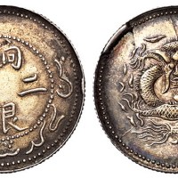 1910年新疆饷银二钱银币一枚（Lin&Ma824号）