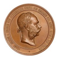 1873年维也纳世界博览会铜章一枚