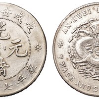 1898年戊戌安徽省造光绪元宝库平七钱二分银币一枚