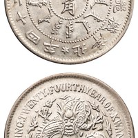 光绪二十四年北洋机器局造五角银币一枚