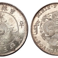 1901年辛丑吉林省造光绪元宝库平三钱六分银币一枚