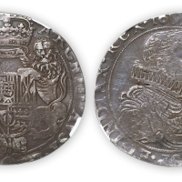 1654年西班牙银币一枚，NGC VF Details
