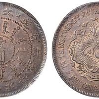 北洋造光绪24年壹圆 PCGS Genuine