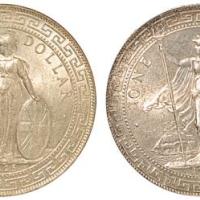 1901-1930年香港站洋4枚