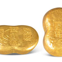 天津宝源加炼一两金锭