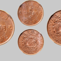 己酉（1909年）宣统年造大清铜币二十文