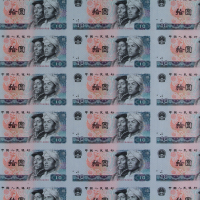 1980年第四套人民币未裁切全张七种（无图）
